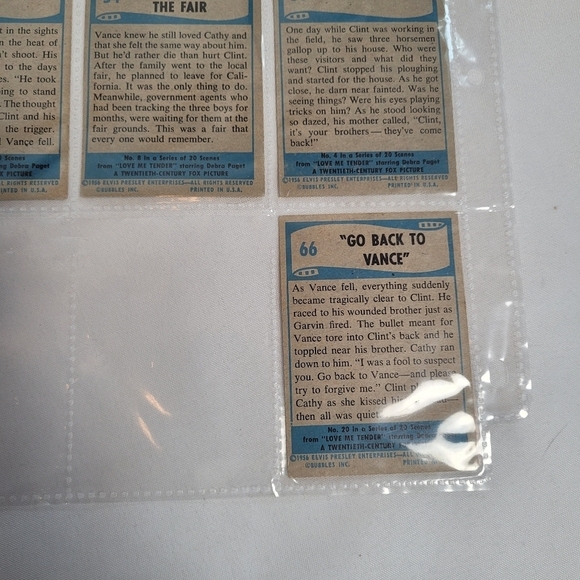 Lot of 16 Elvis Presley 1956 Bubbles Inc. Trading Cards Ungraded EUC - Picture 10 of 13